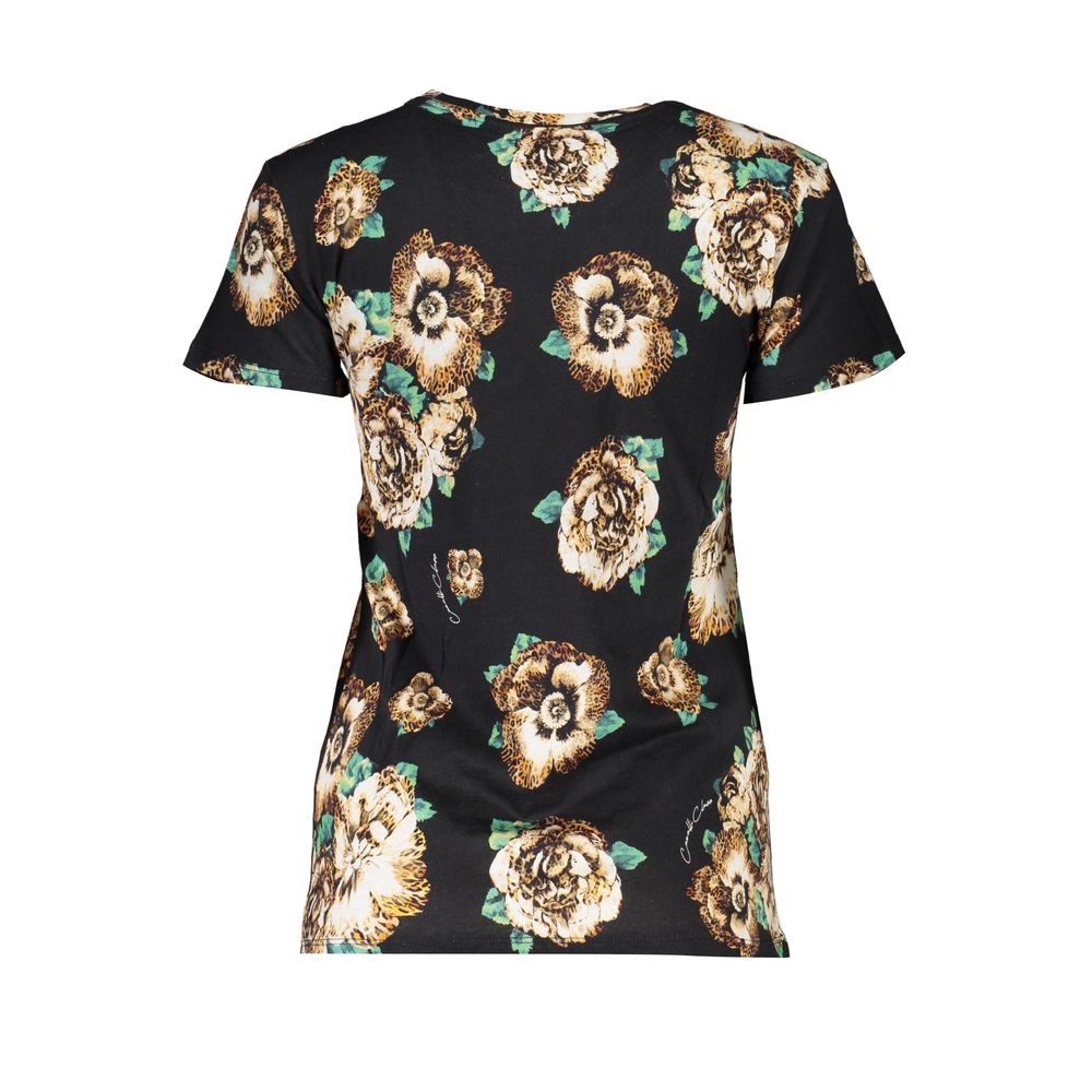 Cavalli Class Women's Black Cotton T-Shirt