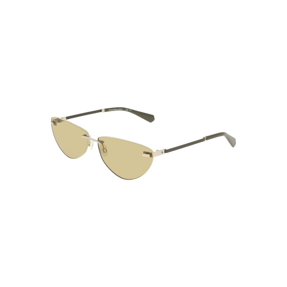 Calvin Klein Metall-Sonnenbrille in Grün