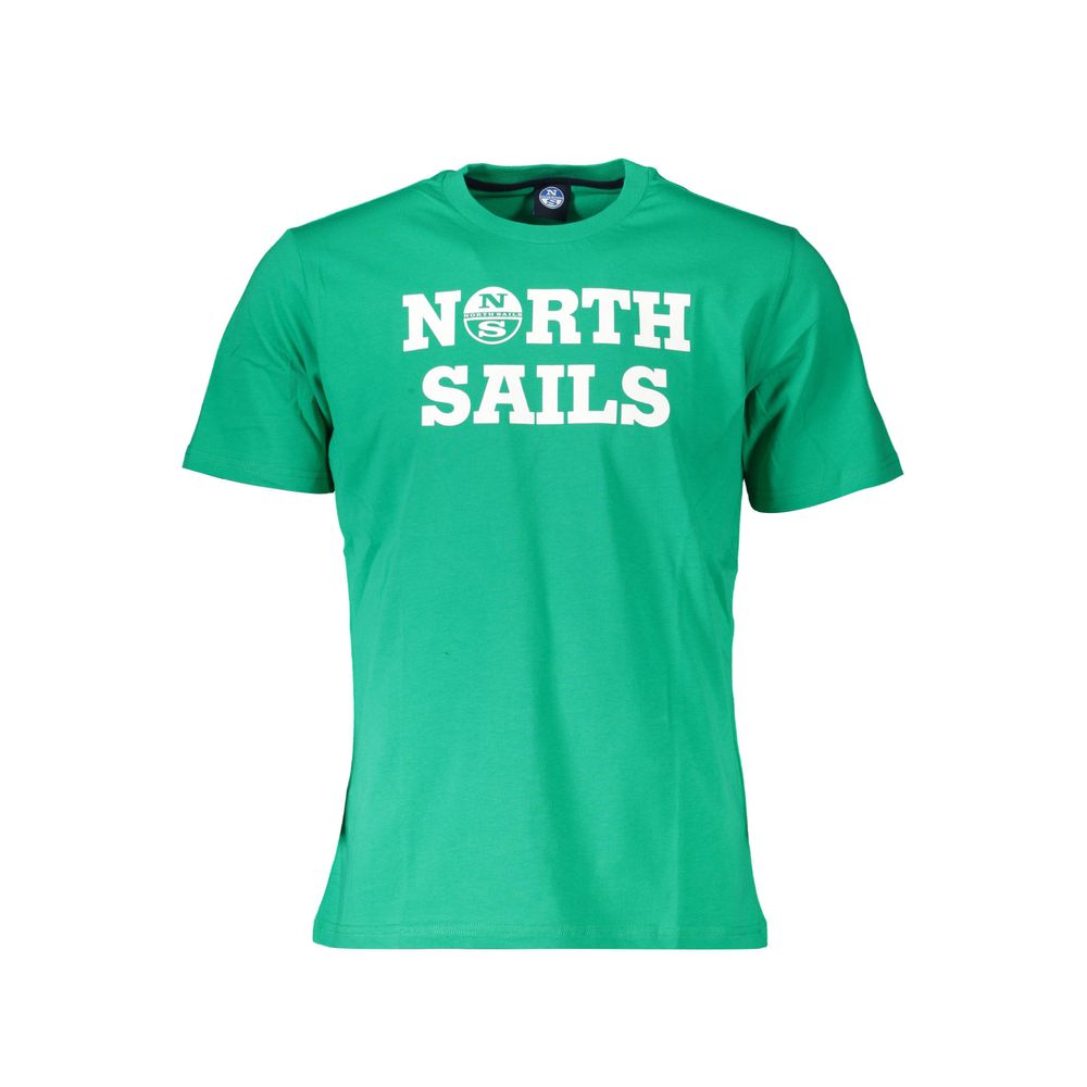 North Sails Green Cotton Men's T-Shirt