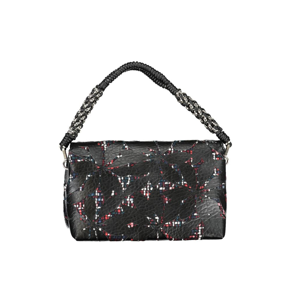 Desigual Schwarze Damen-Handtasche aus Polyurethan