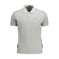North Sails Graues Baumwoll-Poloshirt