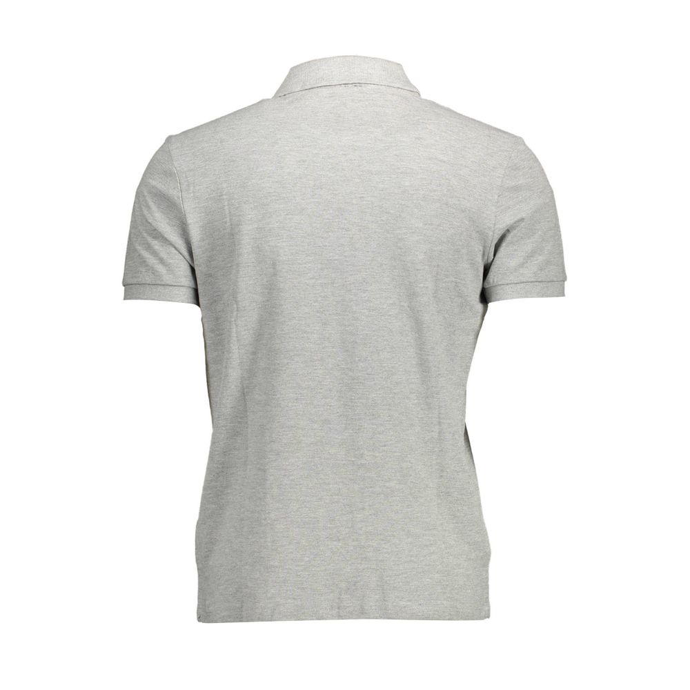 North Sails Graues Baumwoll-Poloshirt