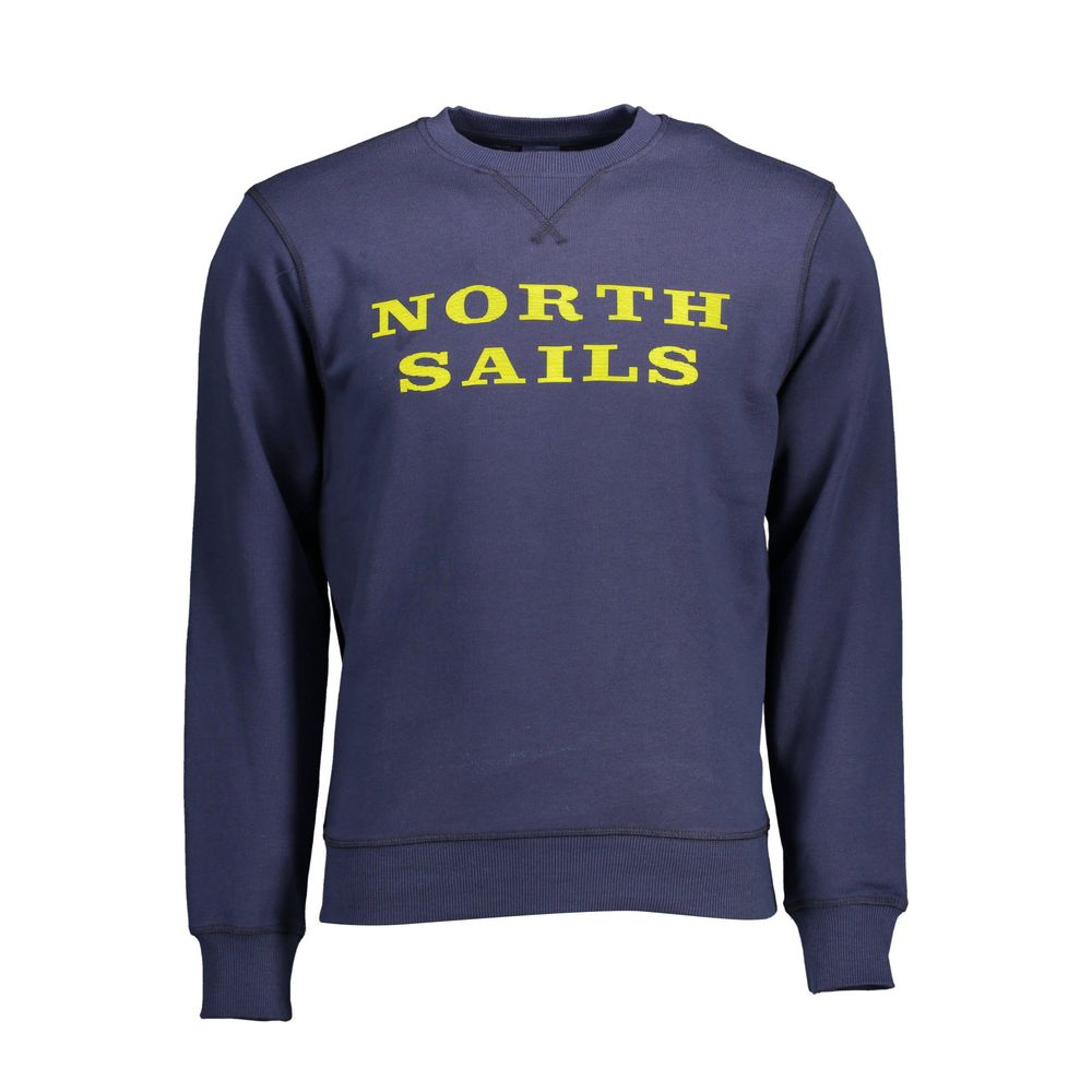 North Sails Men's Blue Cotton Sweater