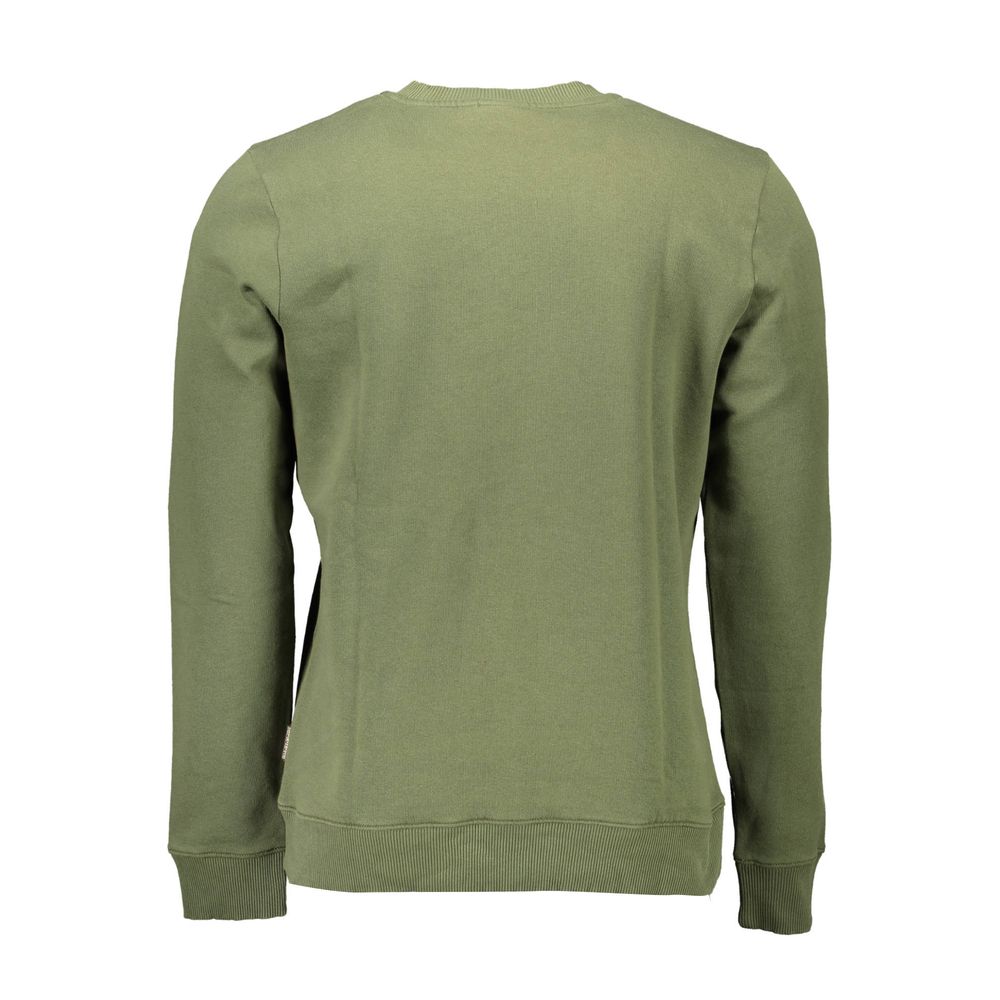 Napapijri Men's Green Cotton Sweater