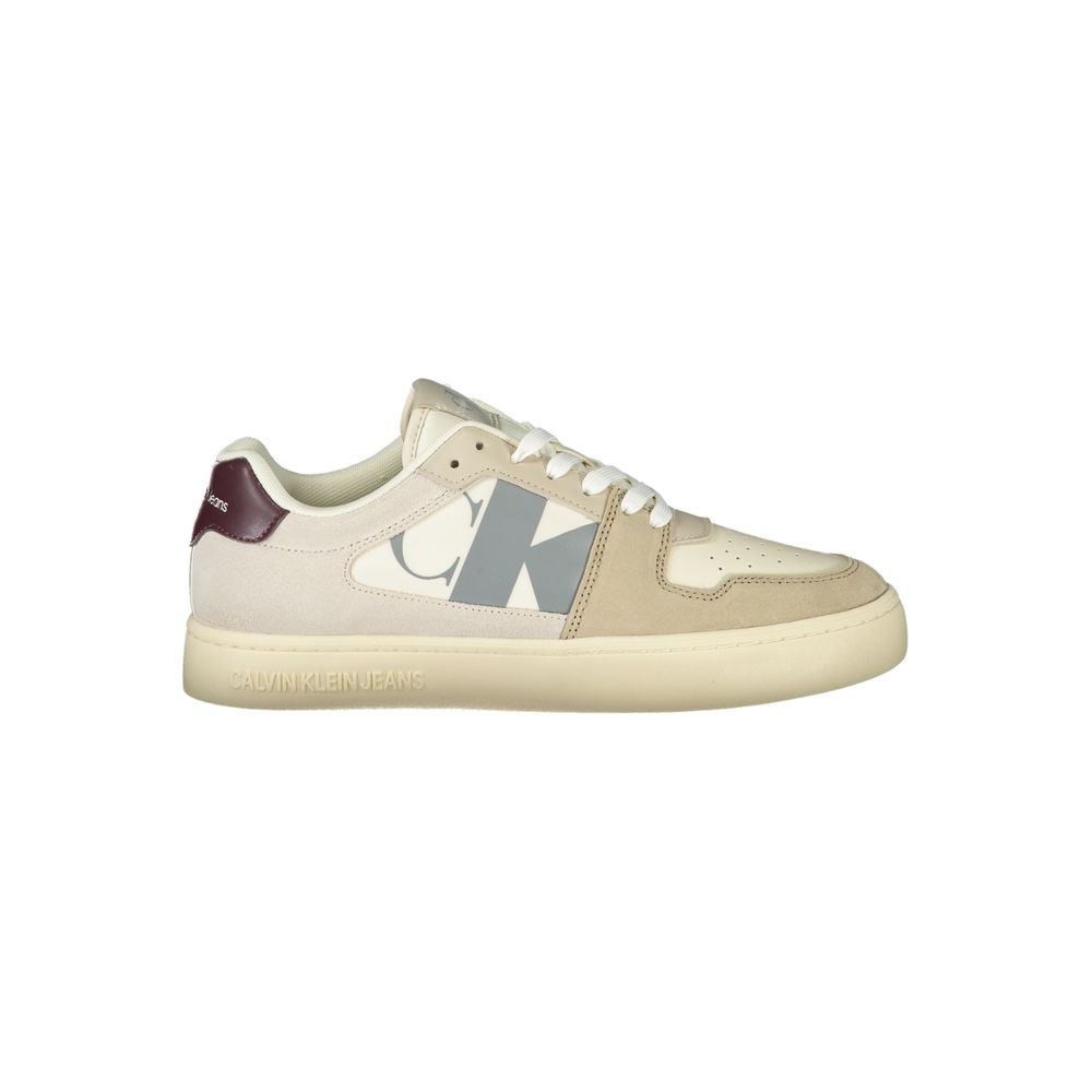 Calvin Klein Beige Polyester Sneakers