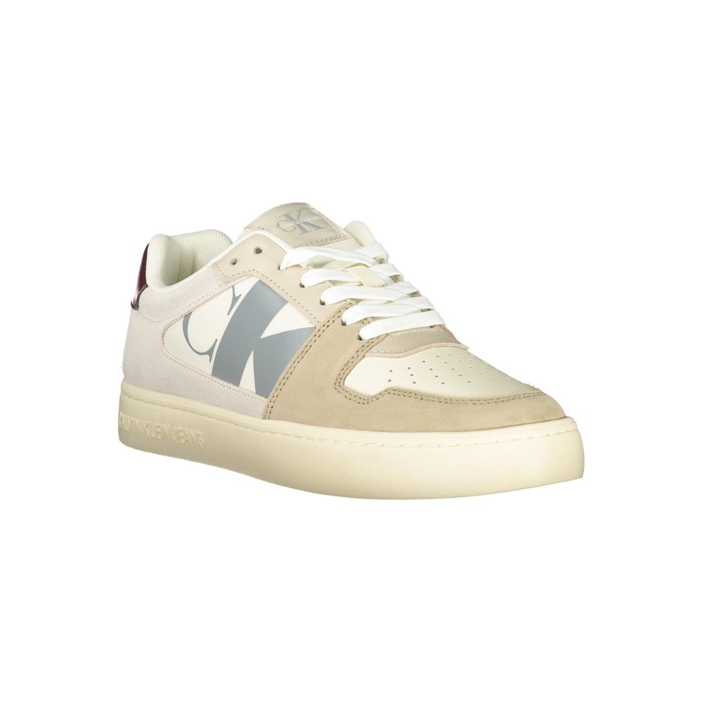 Calvin Klein Beige Polyester Sneakers