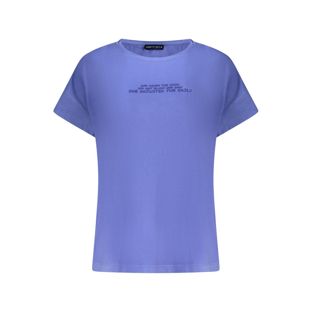North Sails Baumwoll-T-Shirt in Blau