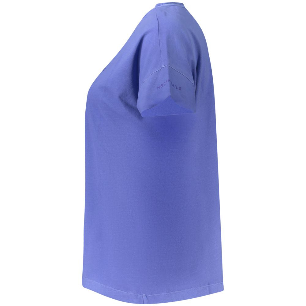 North Sails Baumwoll-T-Shirt in Blau