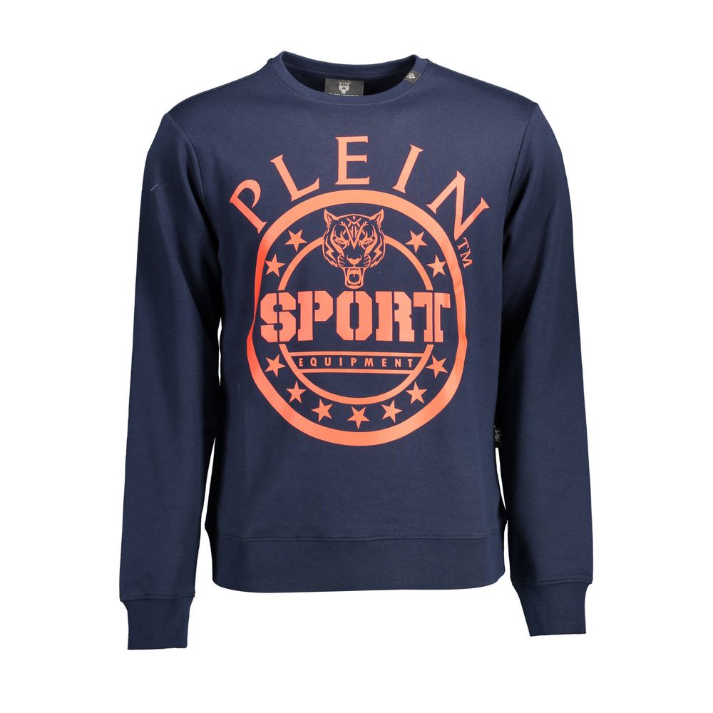 Plein Sport Baumwoll-Sweatshirt in Blau