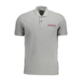 Napapijri Graues Baumwoll-Poloshirt