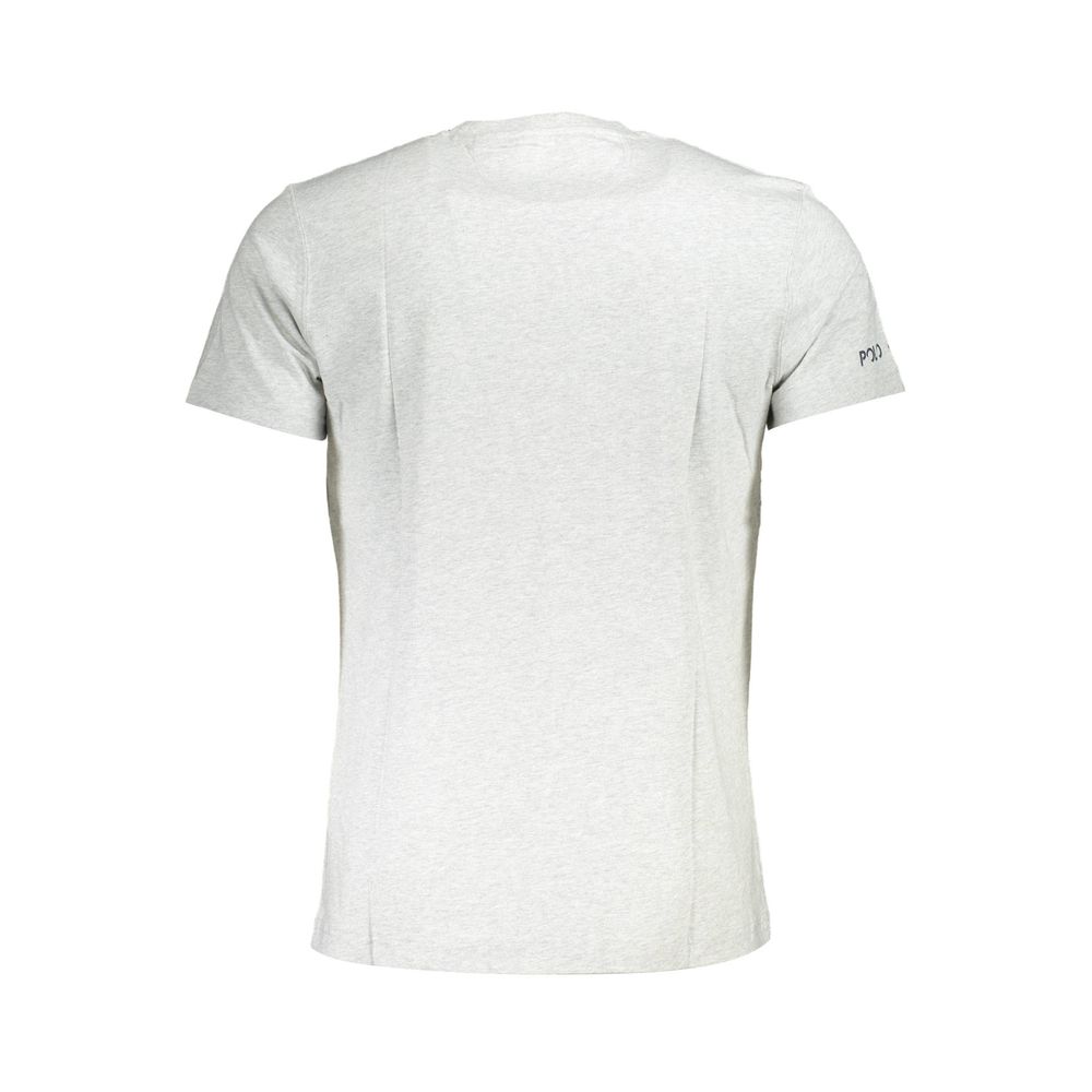 La Martina Grigio Baumwoll-T-Shirt für Herren