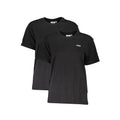 Fila Baumwoll-T-Shirt, Schwarz