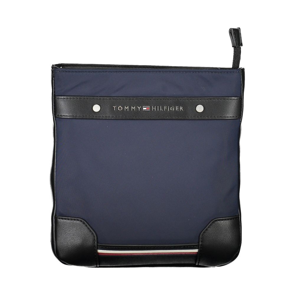Tommy Hilfiger Blue Polyester Men's Shoulder Bag