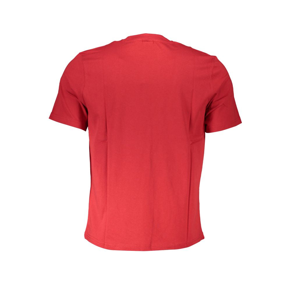 North Sails Rotes Baumwoll-T-Shirt für Herren