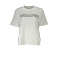 Patrizia Pepe Weißes Baumwoll-T-Shirt für Damen