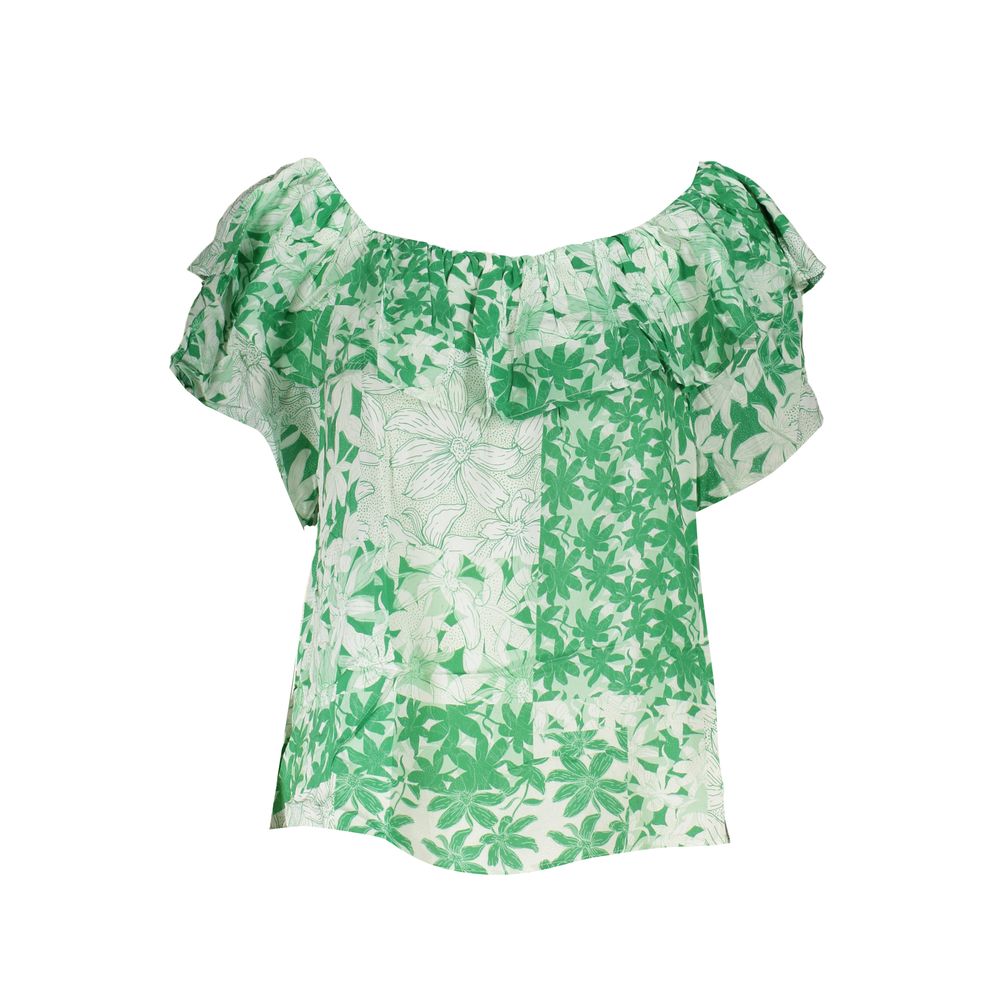 Desigual Women's Green Cotton T-Shirt