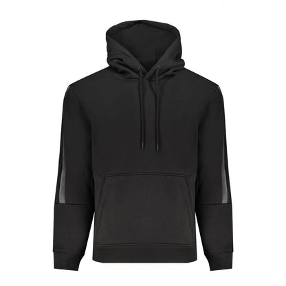 Calvin Klein Schwarzer Baumwollpullover mit Kapuze für Männer