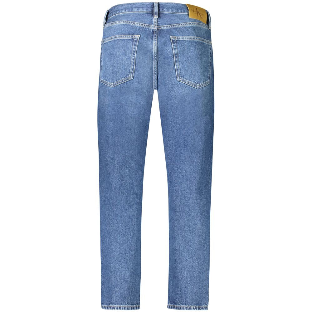 Calvin Klein Men's Blue Cotton Jeans