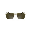 Calvin Klein Goldene Sonnenbrille mit Metallrahmen