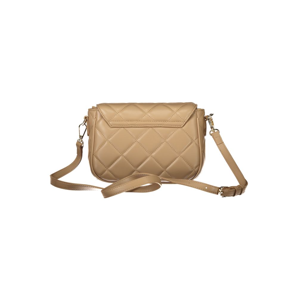 Mario Valentino Damen-Handtasche aus beigem Polyurethan