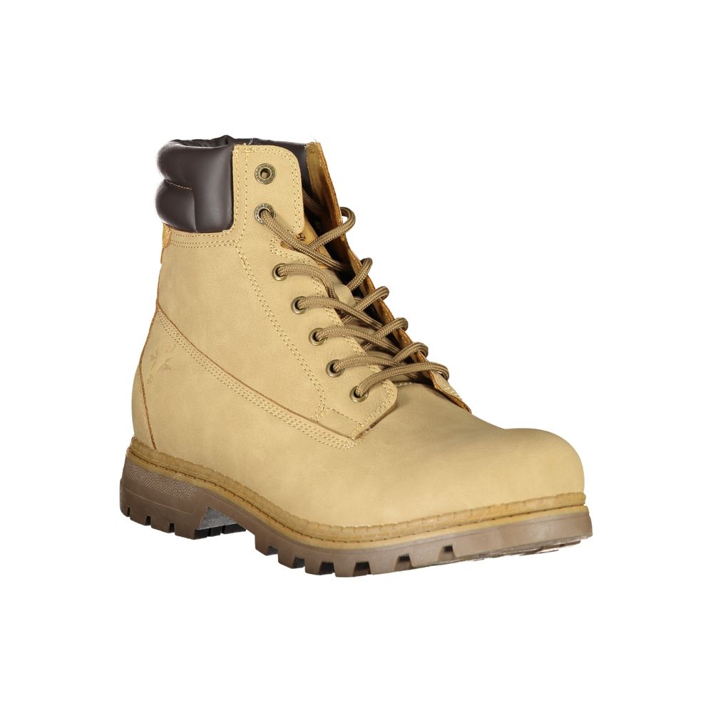 Carrera Beige Polyester Men's Boots