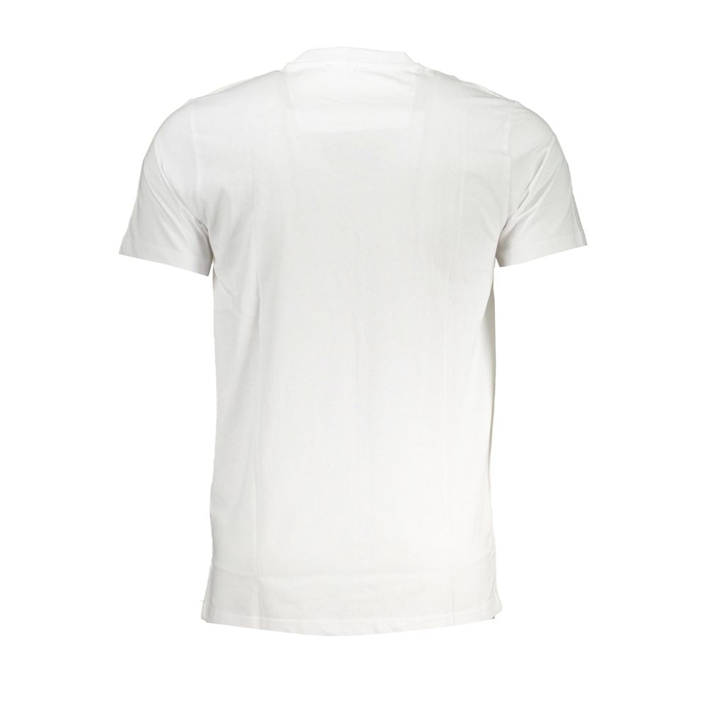 Cavalli Class Bianco Baumwoll-T-Shirt für Herren