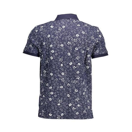 Gant Blaues Baumwoll-Poloshirt für Männer