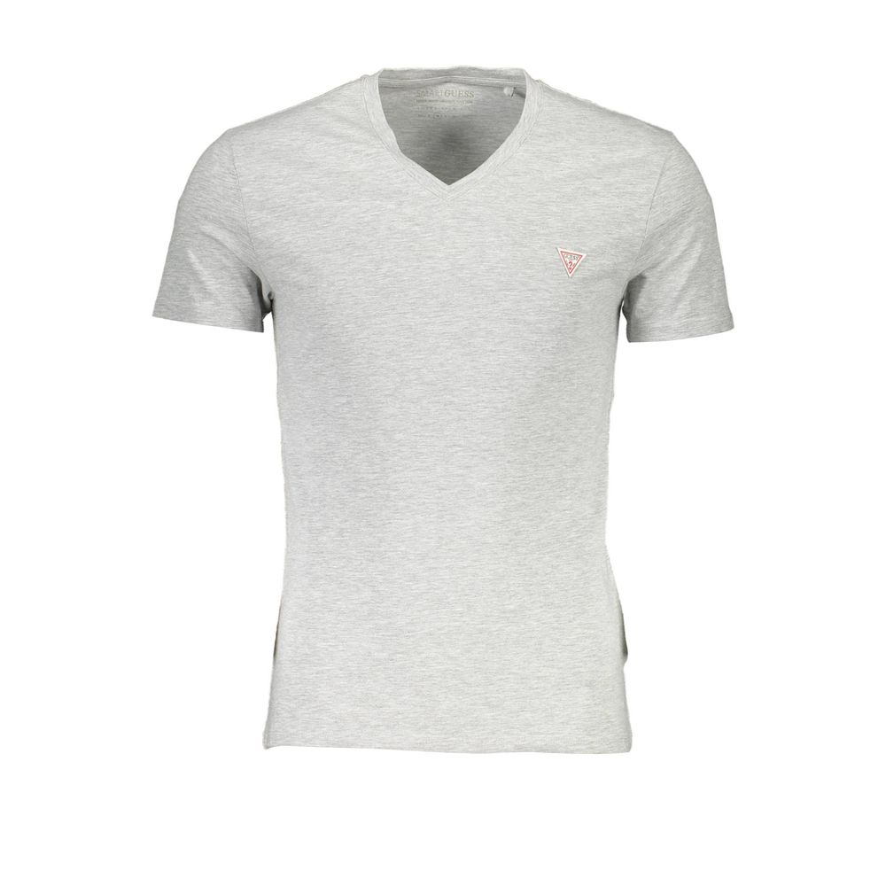 Guess Jeans Grigio Baumwoll-T-Shirt für Herren