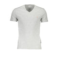 Guess Jeans Grigio Baumwoll-T-Shirt für Herren