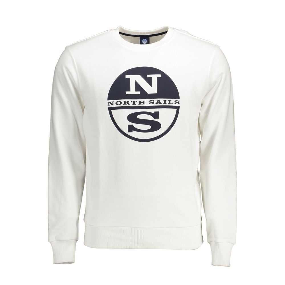 North Sails White Cotton Jumper for Men