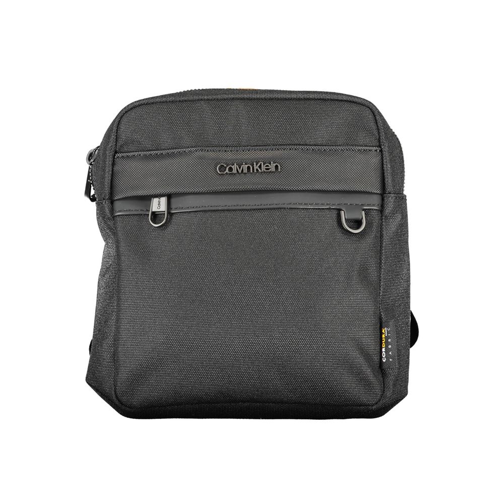 Calvin Klein Men's Black Polyester Messenger Bag