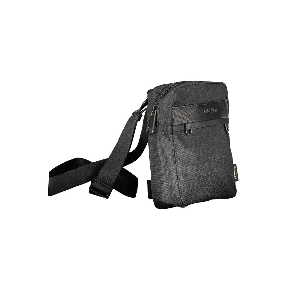 Calvin Klein Men's Black Polyester Messenger Bag