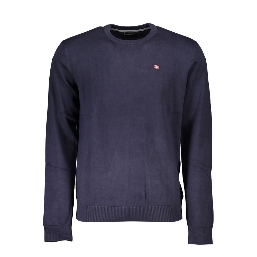 Napapijri Blue Cotton Jumper for Men