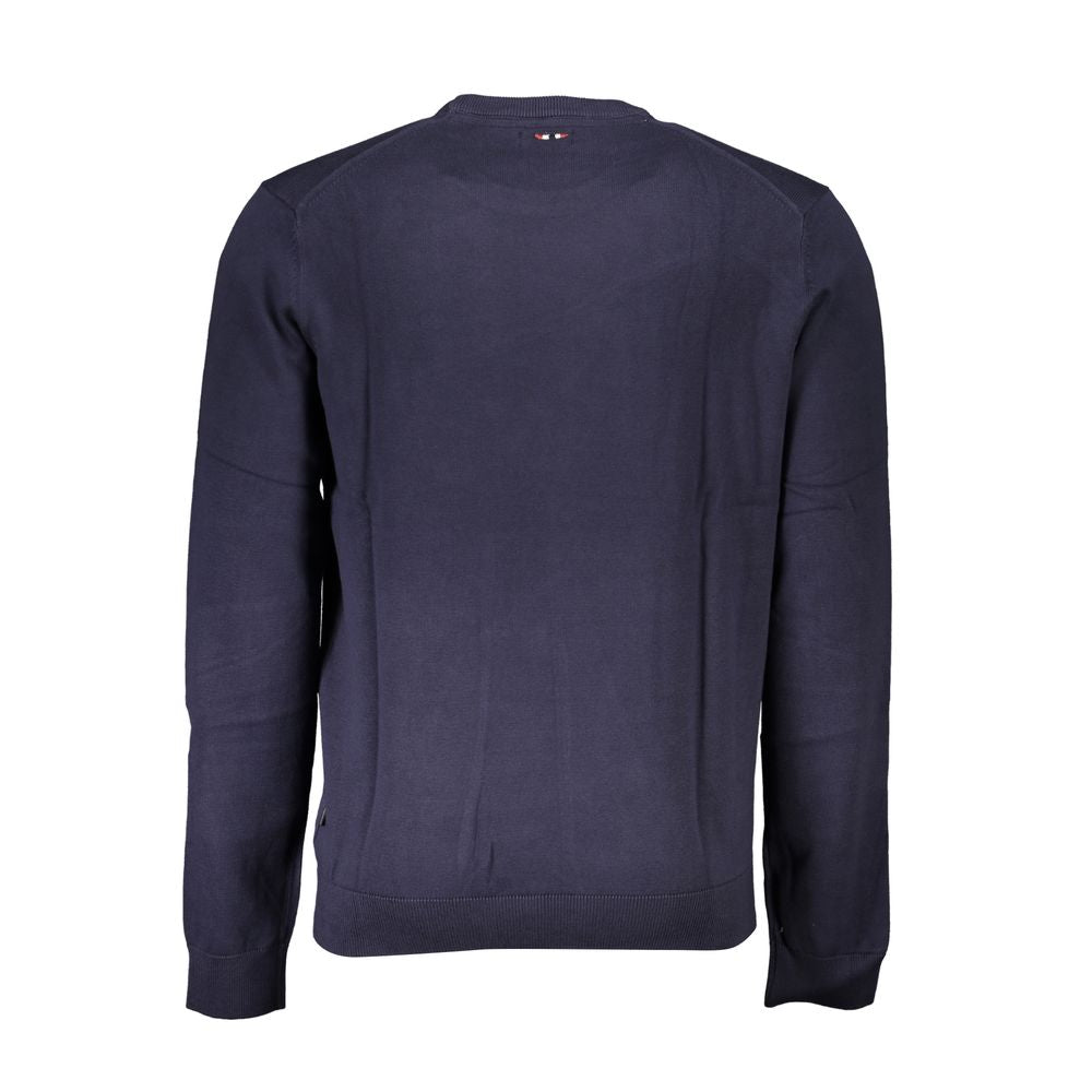 Napapijri Blue Cotton Jumper for Men