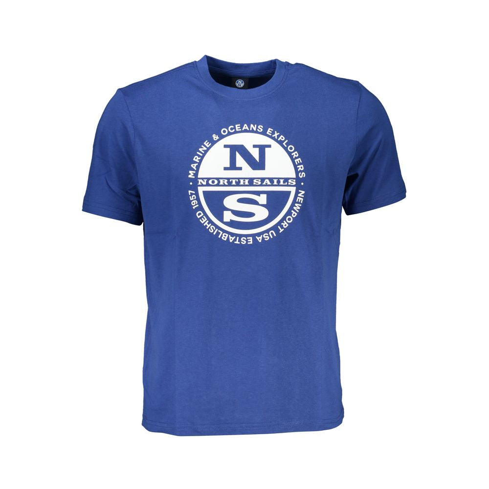 North Sails blue cotton T-shirt