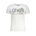 Cavalli Class T-Shirt aus weißer Baumwolle