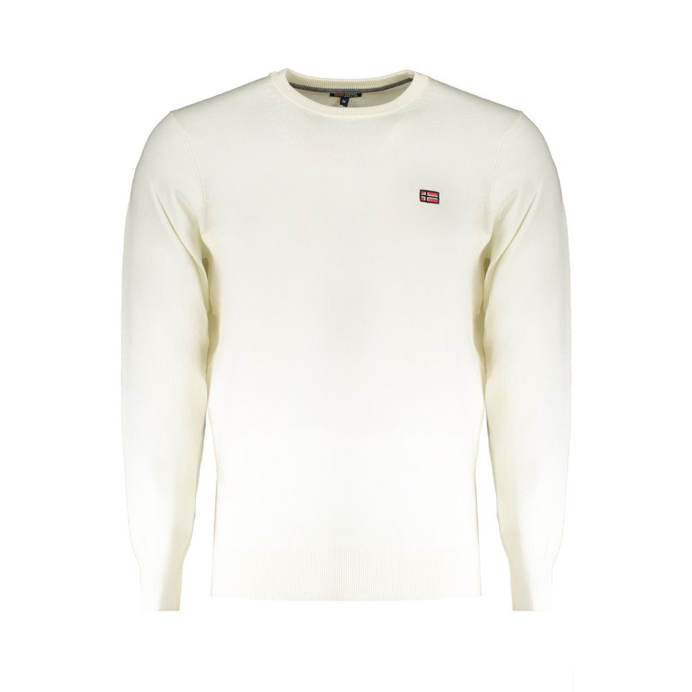 Norway 1963 Men's Sweater in White Wool