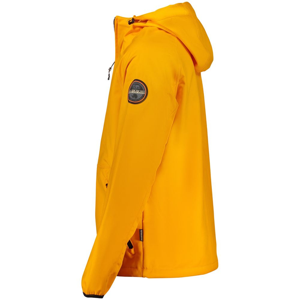 Napapijri Orange Recyceltes Polyester Herren Jacke
