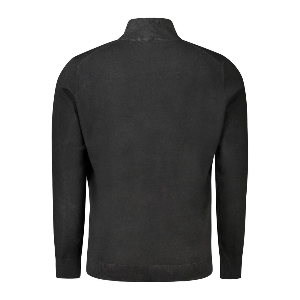 Norway 1963 Schwarzer Polyamid-Pullover für Männer