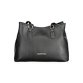 Mario Valentino Schwarze Damen-Handtasche aus Polyurethan