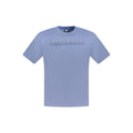 North Sails Blu Baumwoll-T-Shirt für Herren