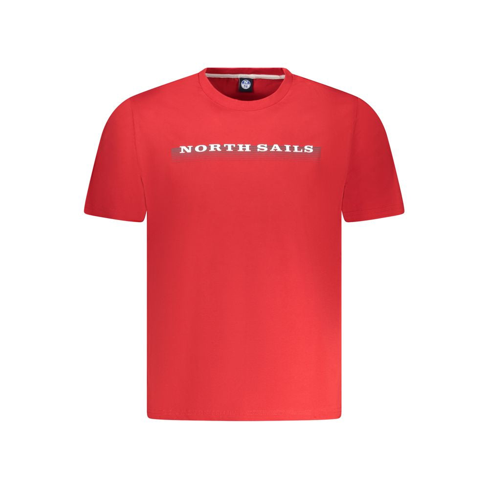 North Sails Cotton T-Shirt in Red