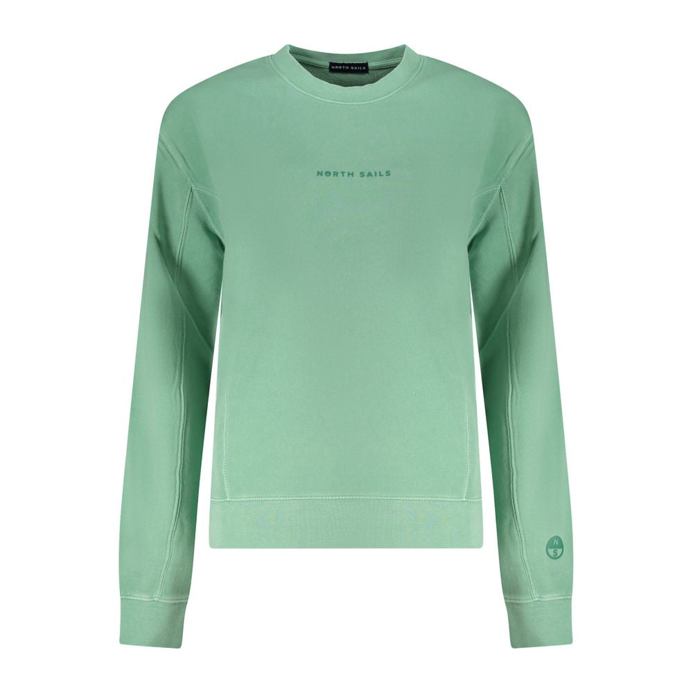 North Sails Baumwoll-Sweatshirt in Grün