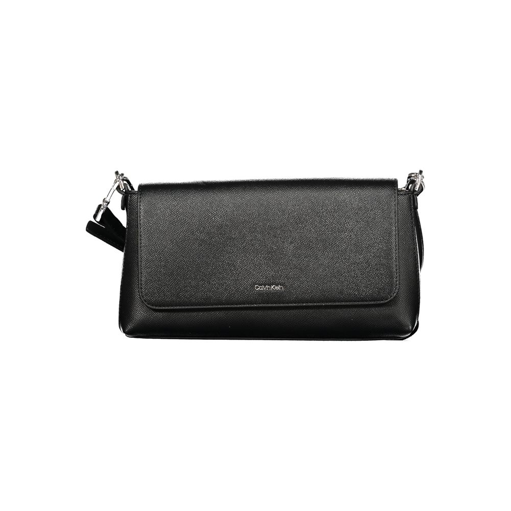 Calvin Klein Schwarze Damen-Handtasche aus Polyurethan