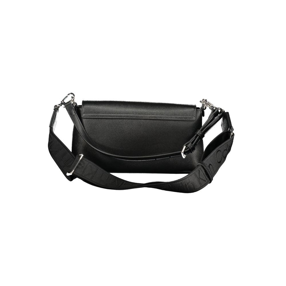 Calvin Klein Schwarze Damen-Handtasche aus Polyurethan