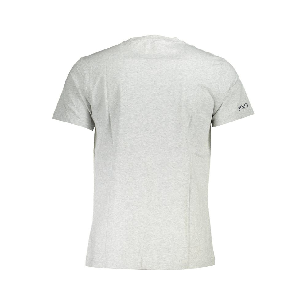 La Martina Grigio Baumwoll-T-Shirt für Herren