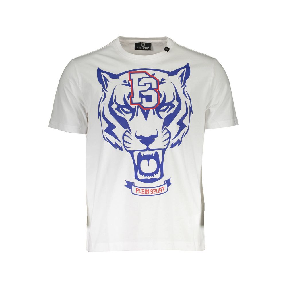 Plein Sport Weißes Baumwoll-T-Shirt