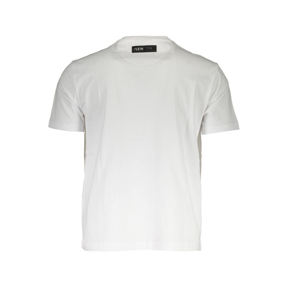 Plein Sport Weißes Baumwoll-T-Shirt