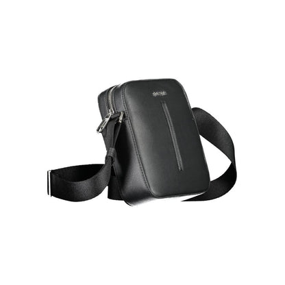 Calvin Klein Schwarze Polyester Männer Umhängetasche