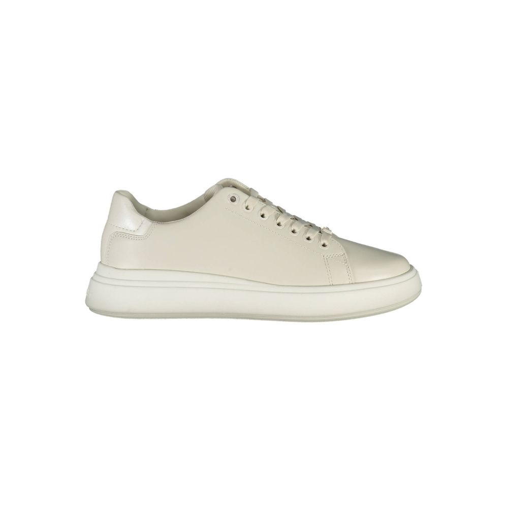Calvin Klein Beige Polyester Sneakers